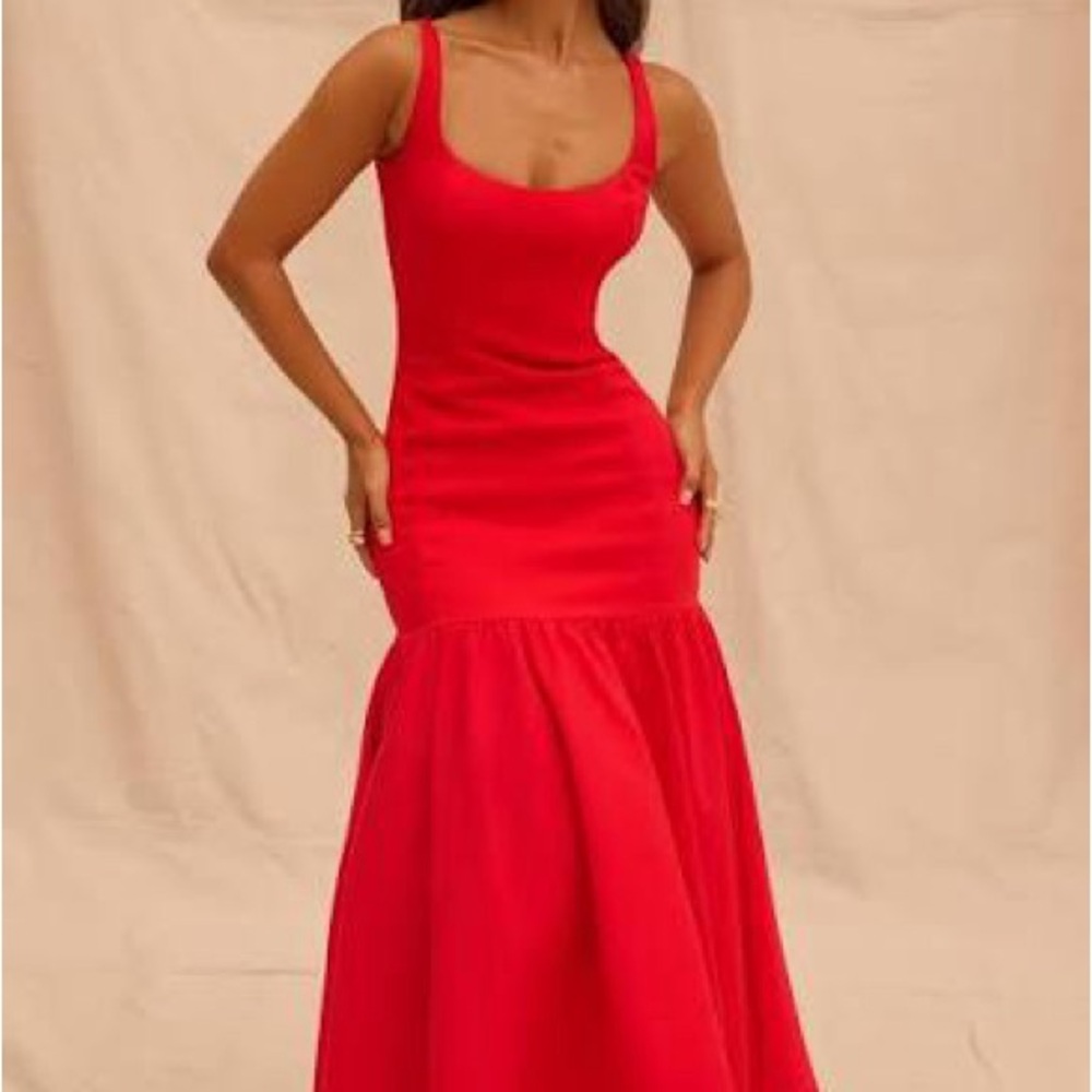 House of CB Red Midi Dress